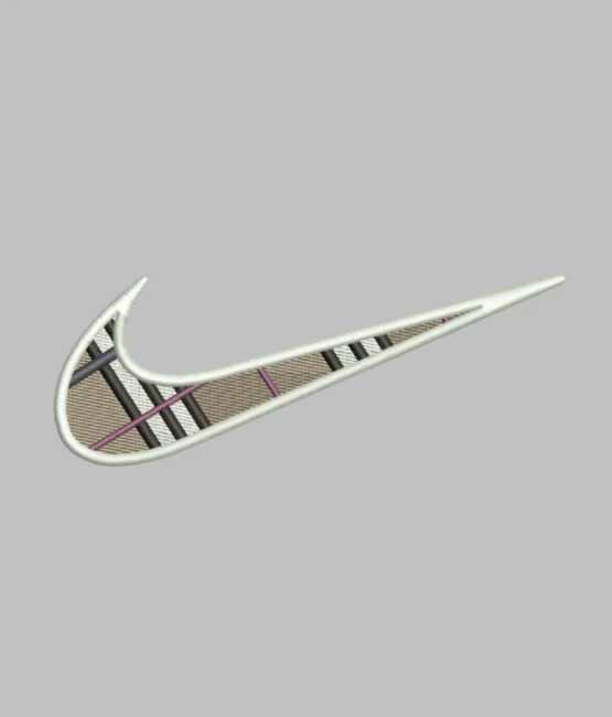 Pattern Swoosh iron on embroidery patches