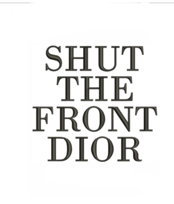 Shut the front embroidery iron on patches
