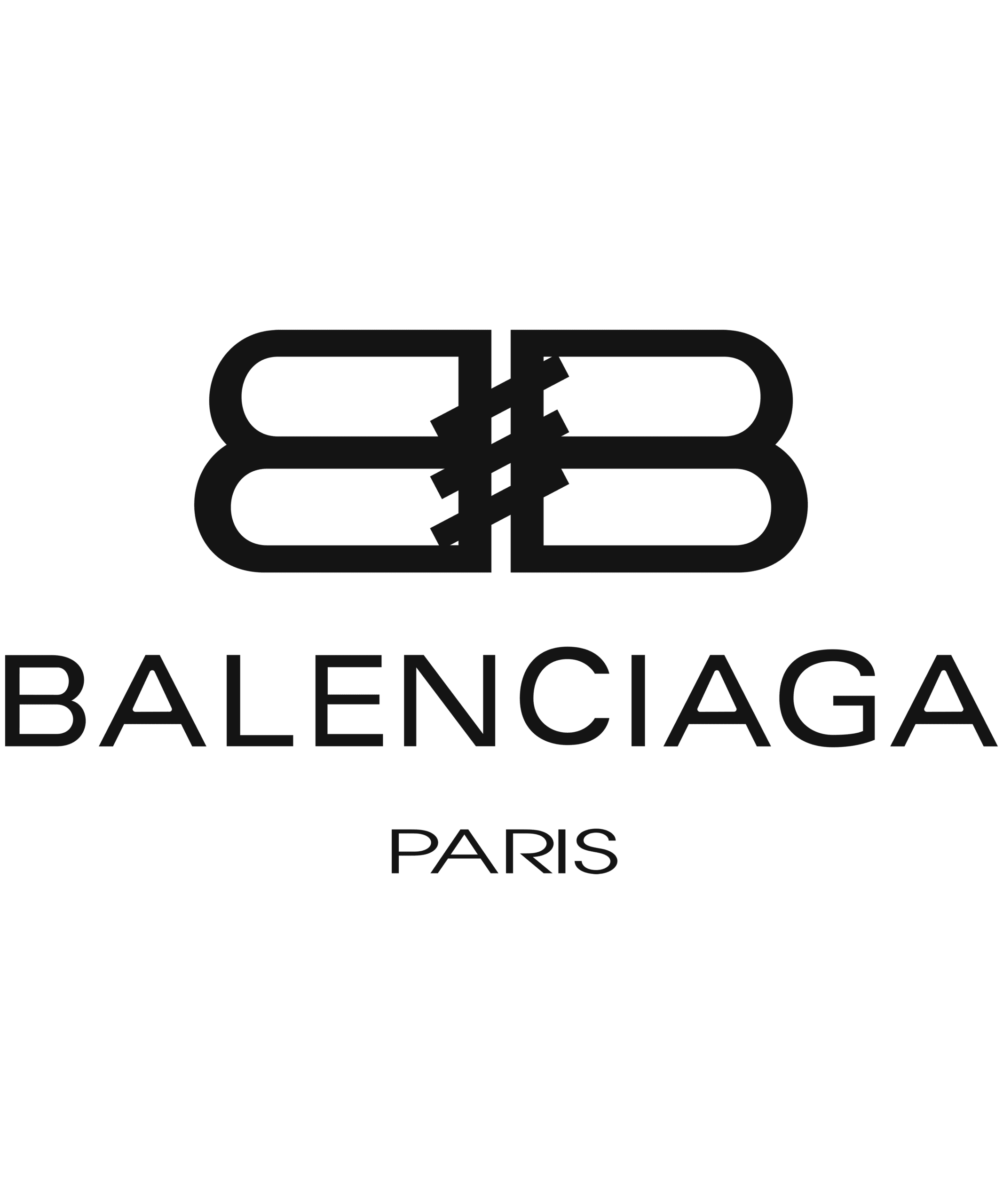 Balenciaga logo black