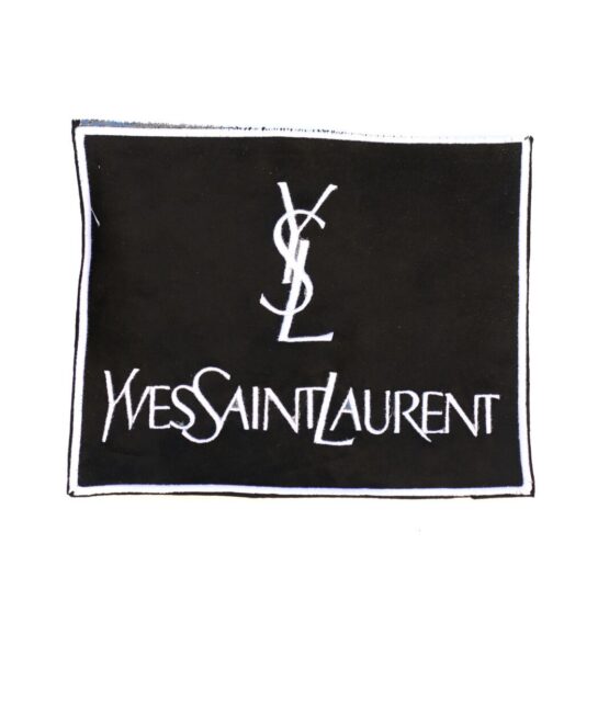 large suede logo Y iron on embroidery patches