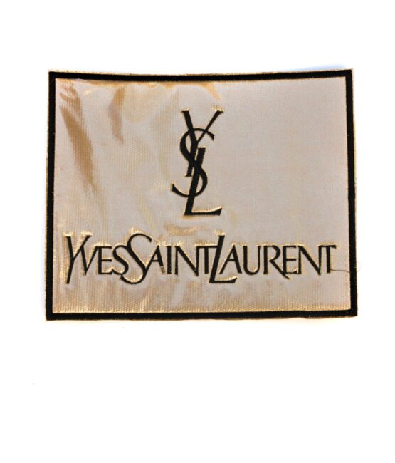 large Metallic logo Y iron on embroidery patches