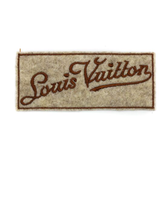 Vintage L embroidery iron on patches