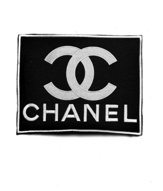 large suede logo C iron on embroidery patches