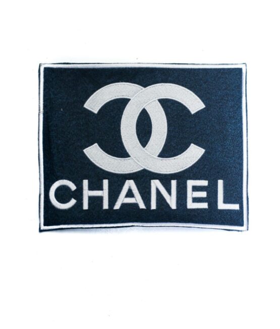 large Felt logo C iron on embroidery patches