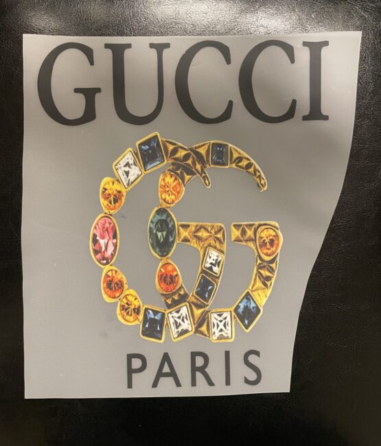 Big G Paris design iron on heat transfers