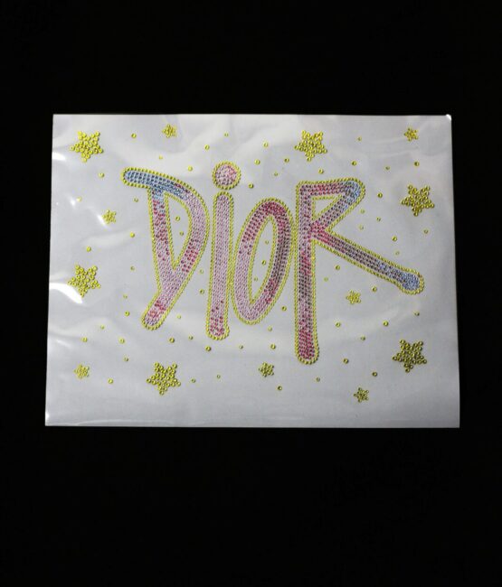 Colorful Dr Heat transfer rhinestones