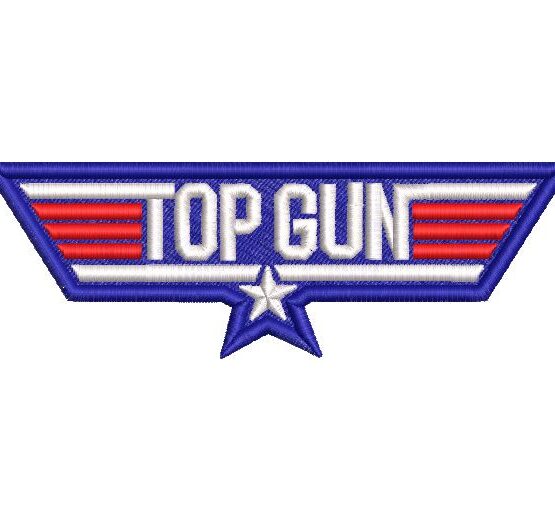 Top Gun Logo Embroidery Designs