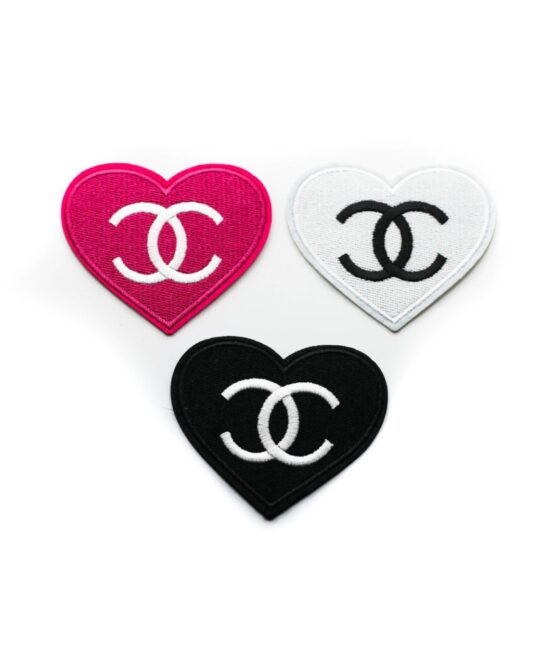 Heart Iron on Embroidery patches