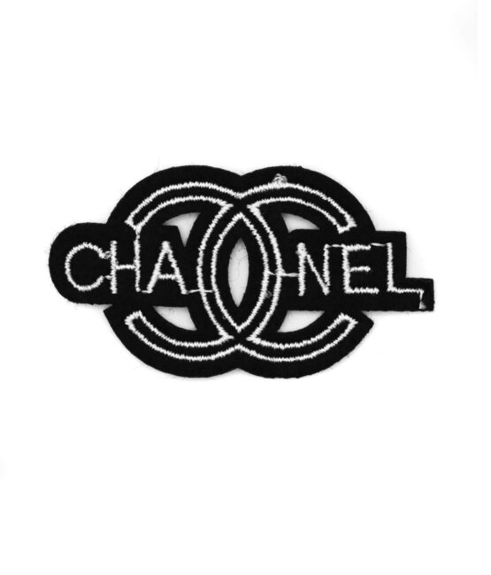 Apparel Black Embroidered iron on patches