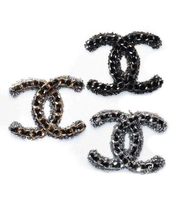 Metal chain Iron on rhinestone patches