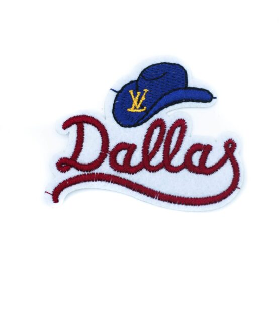 Dallas embroidered iron on patches