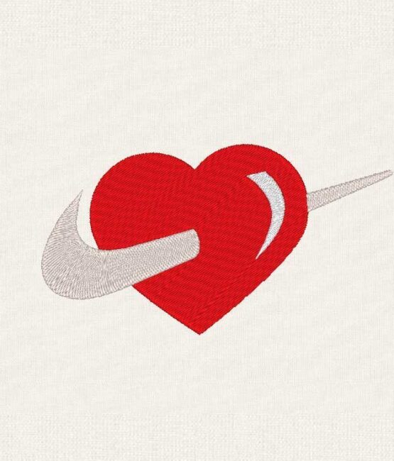 Valentine Heart iron on embroidery patches