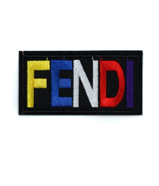 Letter Colorful iron on embroidered Patches