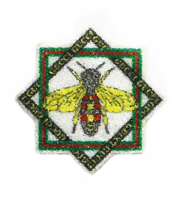 GG Bee Rhinestone Patches