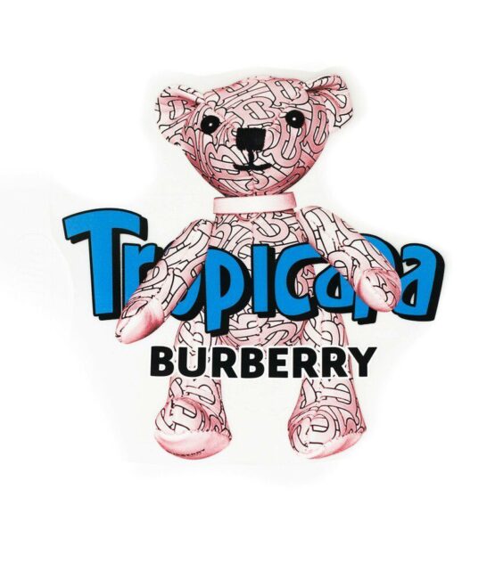Pink Bear Iron on Heat transfer