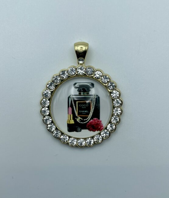 CC perfume pattern charm