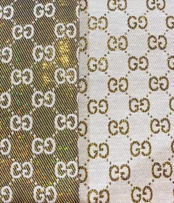 GG Metallic pattern fabric