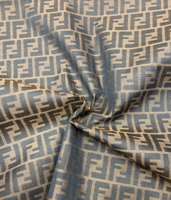 FF Brown pattern fabric