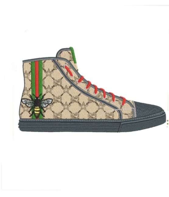 Shoe iron on embroidery patches