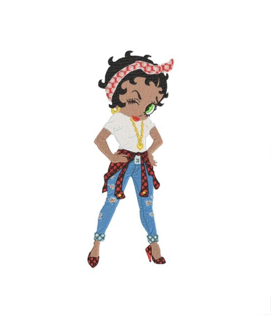 Betty Embroidery design 1