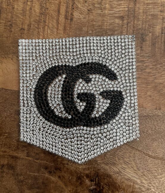 GG rhinestone patches