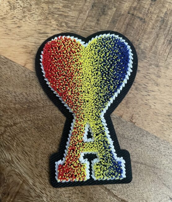 Amiri color chenille patch