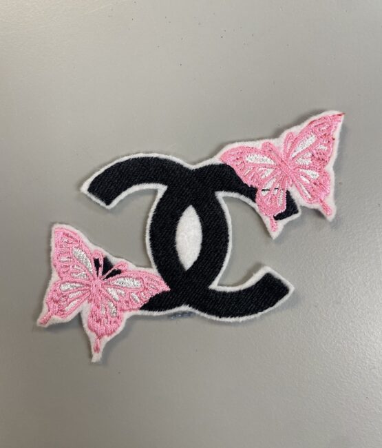 Butterfly C embroidery iron on patches