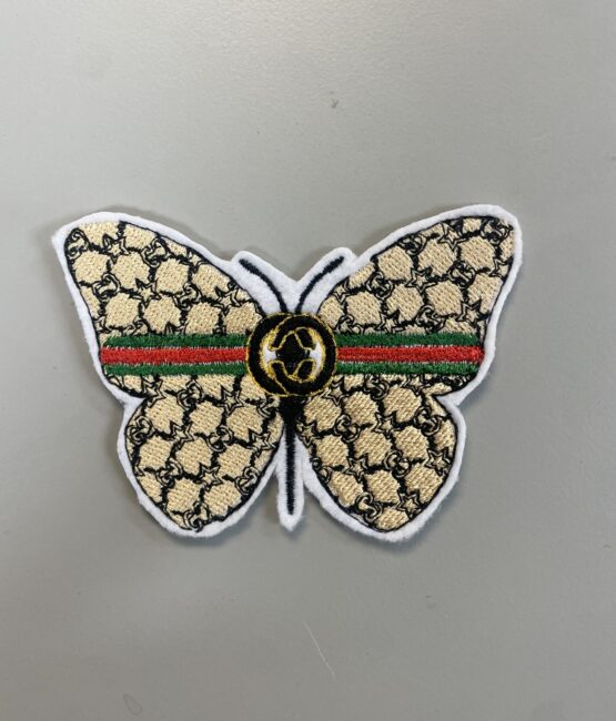 Butterfly iron on embroidery patches