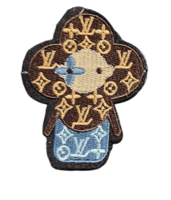 L embroidery iron on patches