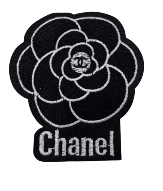 Flower iron on embroidery patches
