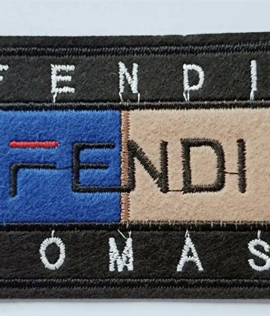 F Iron on Embroidered patch