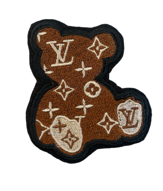 Bear embroidery iron on patches