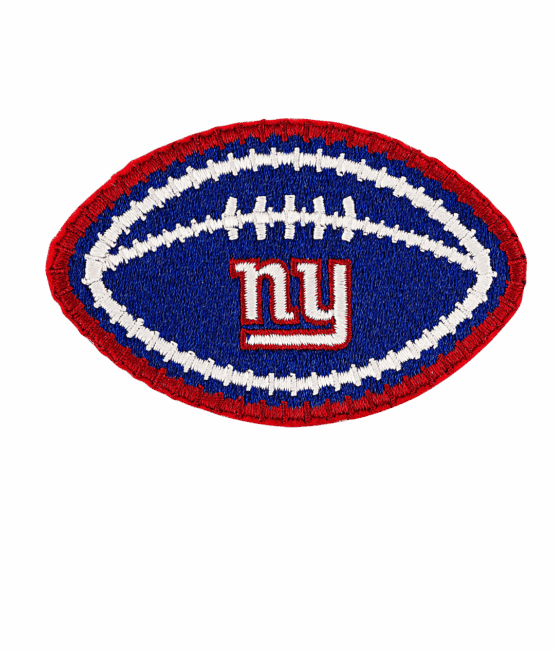 NY Football iron on patch