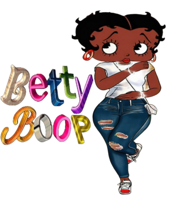 Colorful Betty iron on heat transfers