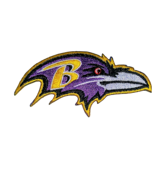 Baltimore Ravens logo nfl embroidery design