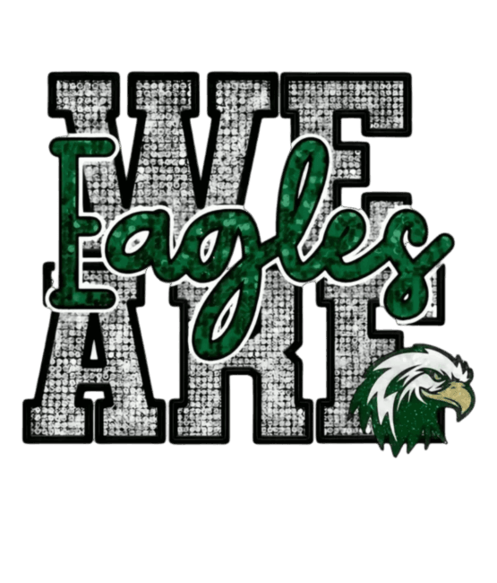 We eagles are sports heat transfers