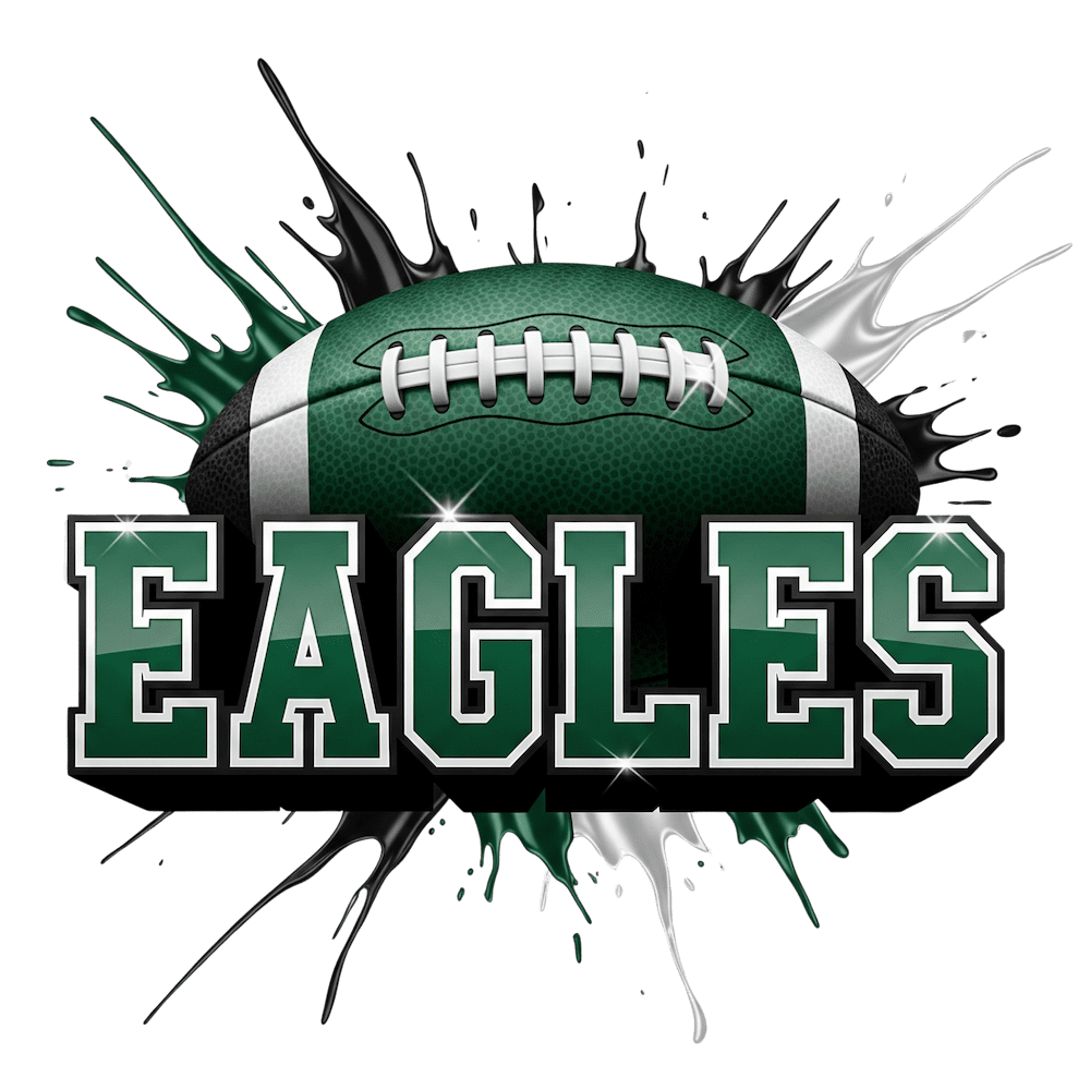 Eagles football sports heat transfers