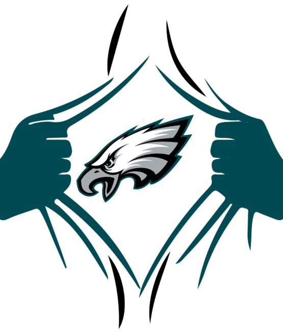 Eagles sports heat transfers