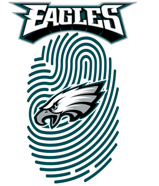 Eagles sports heat transfers