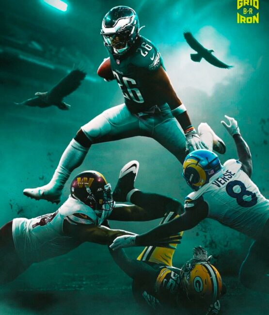 Eagles sports heat transfers