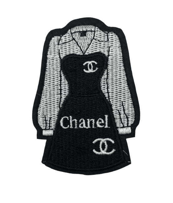 Dress iron on patch