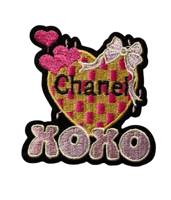Xoxo iron on patch