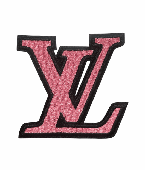 L iron on patch