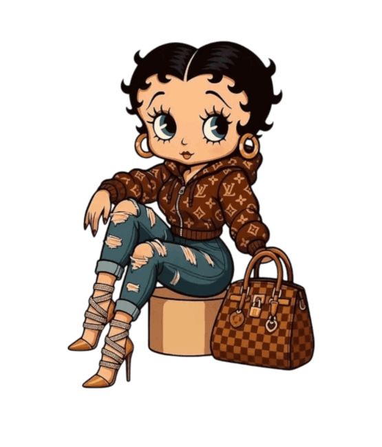 Betty boop iron on heat transfers 3