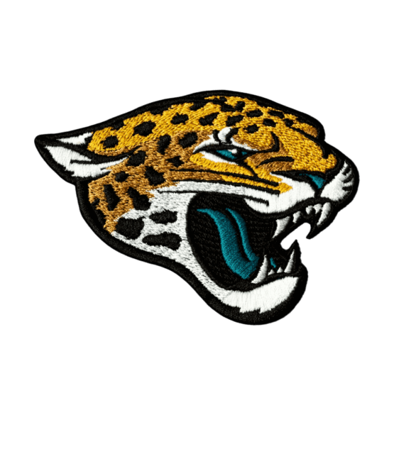 Jacksonville Jaguars logo NFL embroidery design