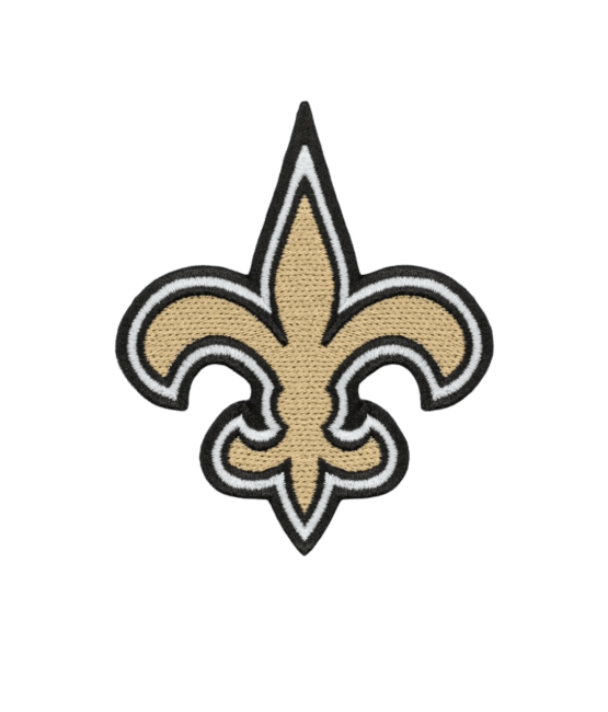 New Orleans Saints logo NFL embroidery design