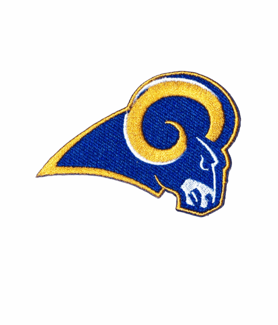 St. Louis Rams logo NFL embroidery design