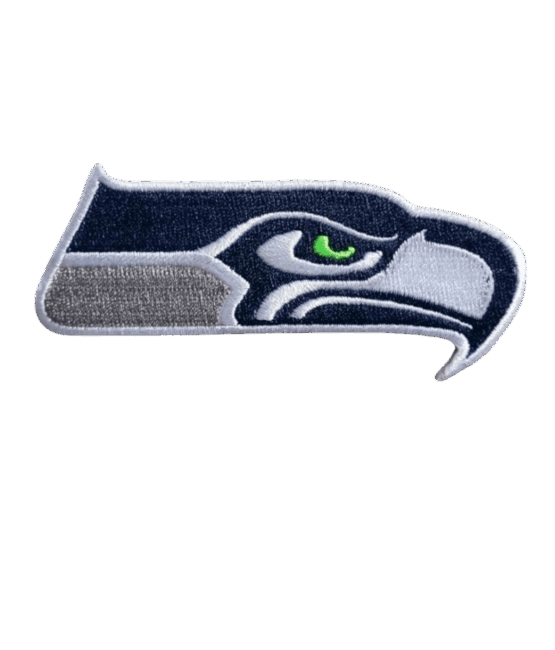 Seattle Seahawks logo NFL embroidery design