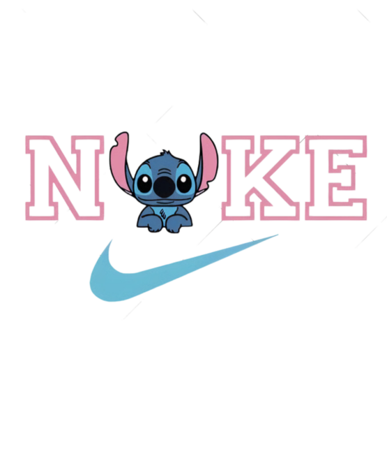 Cartoon Swoosh iron on heat transfers