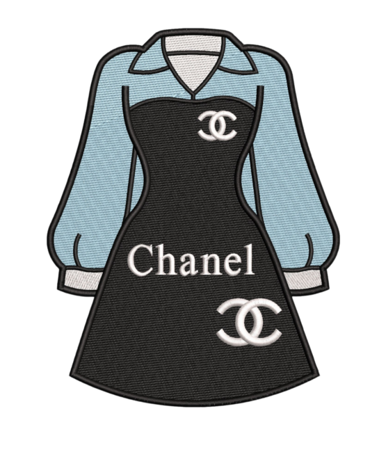 Dress iron on patch 2